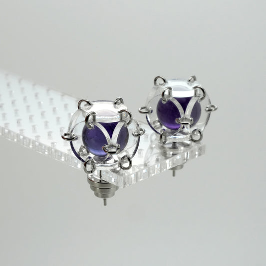 Violet Reverie-Earrings Perspective