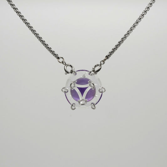 Violet Reverie-Necklace Perspective