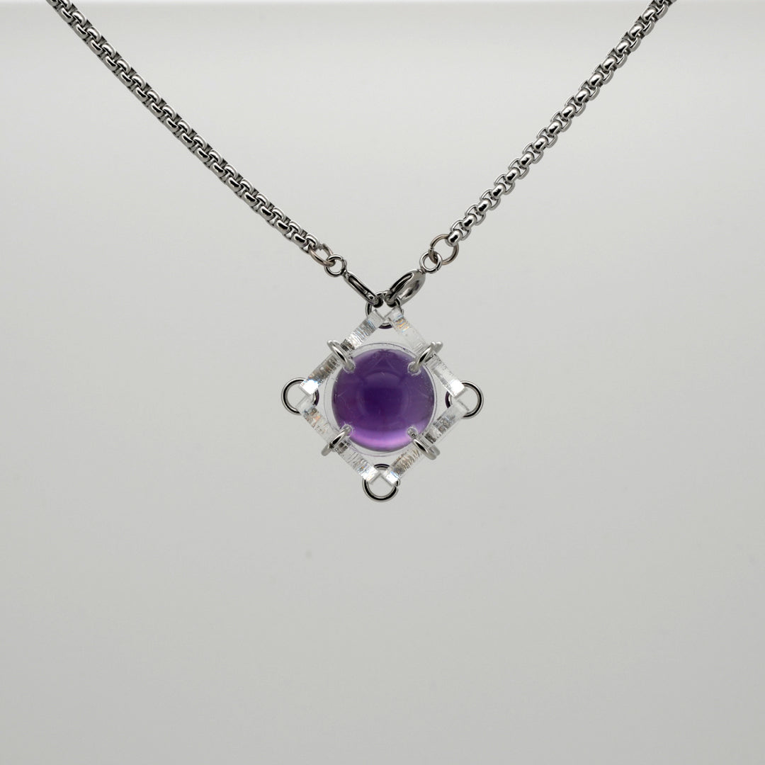 Violet Reverie-Necklace Perspective