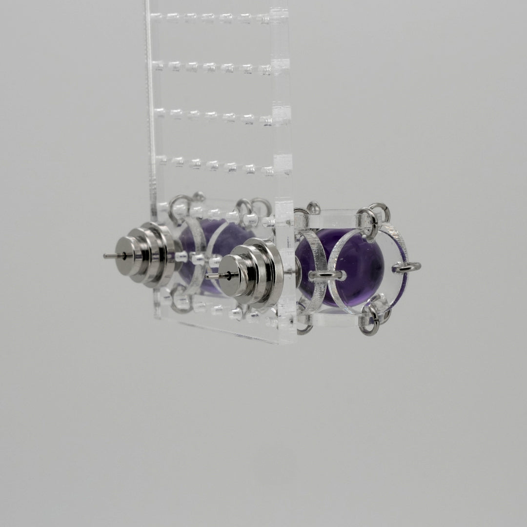 Violet Reverie-Earrings Perspective
